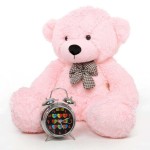 2 Feet Pink Teddy Bear with a Bow